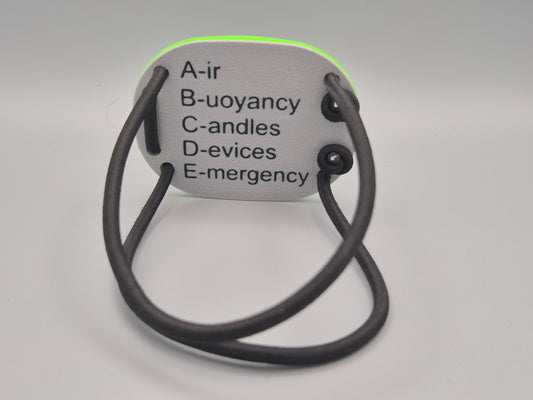 Buddycheck‑Platte für den Tauchspiegel – maximale Sicherheit vor jedem Tauchgang